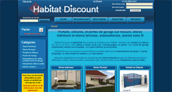 Desktop Screenshot of habitat-discount.fr